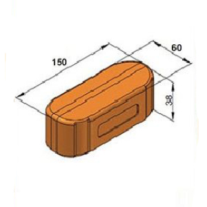 Шпонка для  Ø1500-2000мм